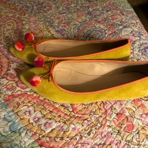 J Crew, Size 9. Women’s Suede Flats.